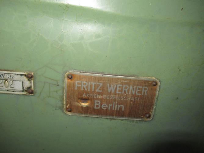 FRITZ WERNER  3.275 - 1,5